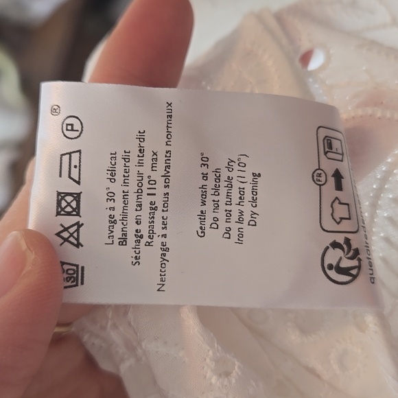 Sezane Elyes Ecru Floral Lace Blouse - Picture 9 of 9